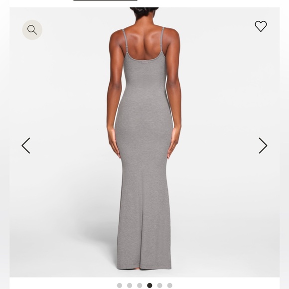 Skims Ribbed Long Slip Dress - Picture 2 of 8